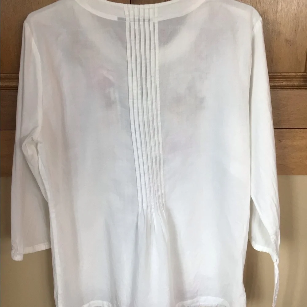 Tribal cotton embroidered tunic blouse - Picture 7 of 7